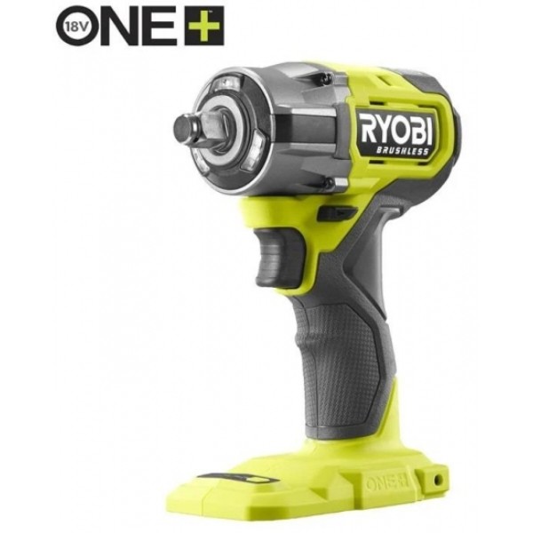Фото - Гайковерт аккумуляторный Ryobi ONE+ RIW18CBL-0 18В (5133006492) Фото - Гайковерт аккумуляторный Ryobi ONE+ RIW18CBL-0 18В (5133006492)